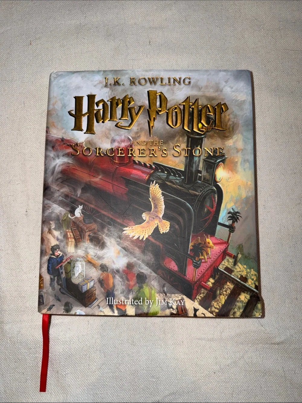 Harry Potter and the Sorcerer's Stone by J. K. Rowling Illus. by Jim Kay, 2015